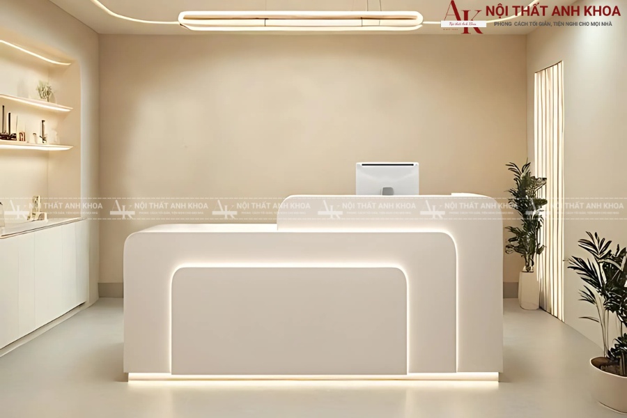 Quầy lễ tân nhà nghỉ - Nội thất Anh Khoa Quầy lễ tân nhà nghỉ - Nội thất Anh Khoa