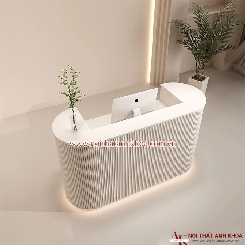 Quầy lễ tân spa nhỏ đẹp hiện đại, sang trọng Quầy lễ tân spa nhỏ đẹp hiện đại, sang trọng