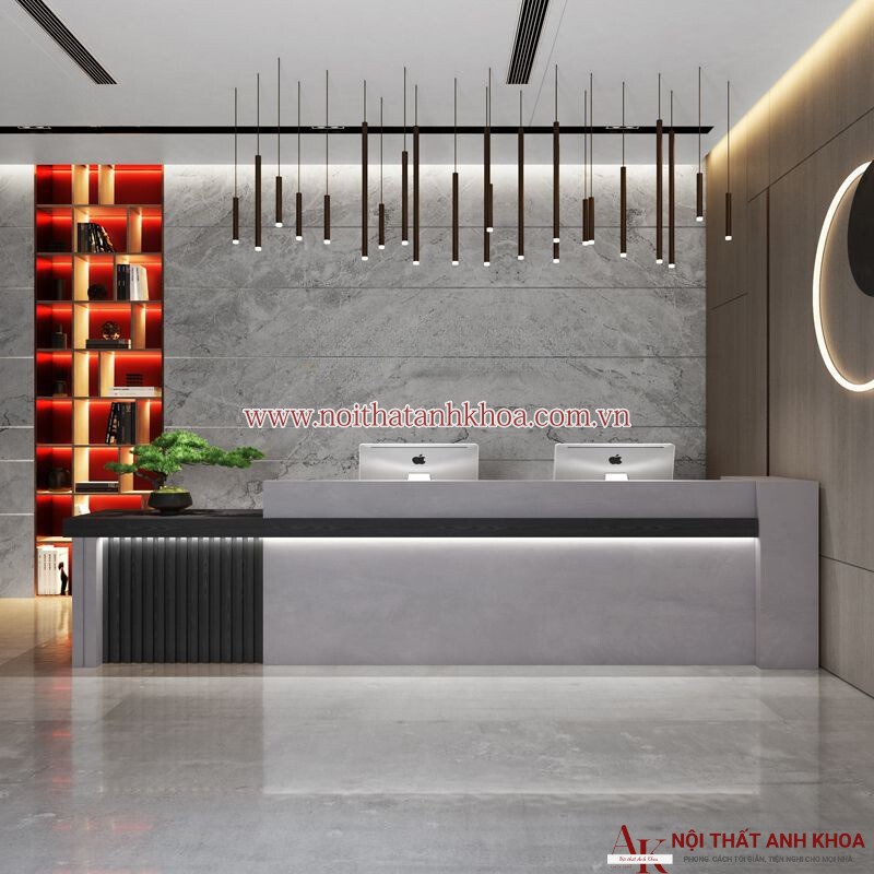 Quầy lễ tân văn phòng đẹp hiện đại giá rẻ