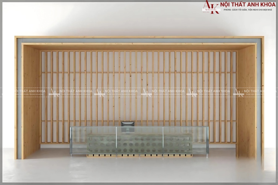 Mẫu quầy lễ tân kính hiện đại, sang trọng cho văn phòng Mẫu quầy lễ tân kính hiện đại, sang trọng cho văn phòng