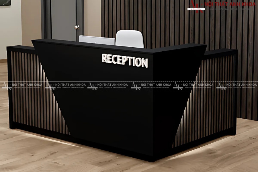 Quầy lễ tân chữ L đa năng - Bền đẹp, giá tốt Quầy lễ tân chữ L đa năng - Bền đẹp, giá tốt