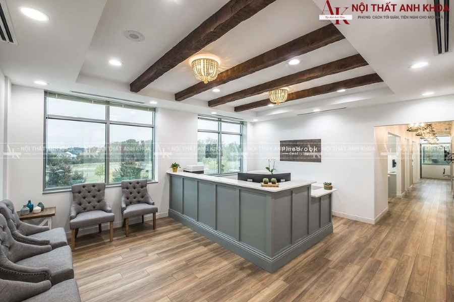 Quầy tính tiền chữ L Quầy tính tiền chữ L