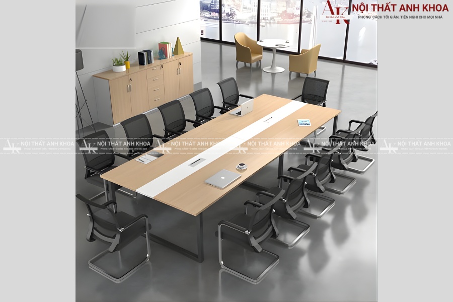 Thiết kế bàn họp gỗ MDF theo yêu cầu - Đẹp chuẩn từng chi tiết Thiết kế bàn họp gỗ MDF theo yêu cầu - Đẹp chuẩn từng chi tiết