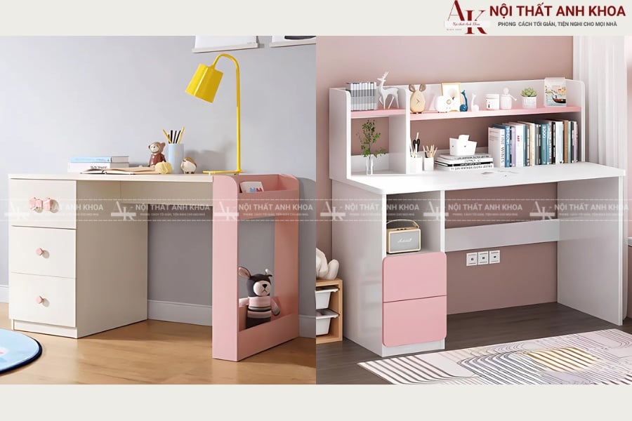 Sai kích thước của bàn học có ngăn kéo Sai kích thước của bàn học có ngăn kéo