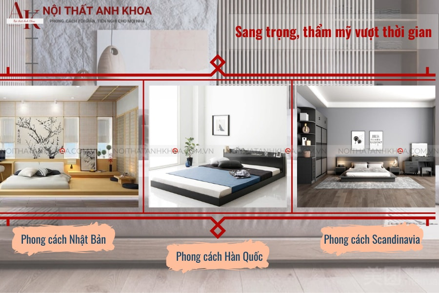 Sang trọng, thẩm mỹ vượt thời gian của phong cách giường ngủ Sang trọng, thẩm mỹ vượt thời gian của phong cách giường ngủ