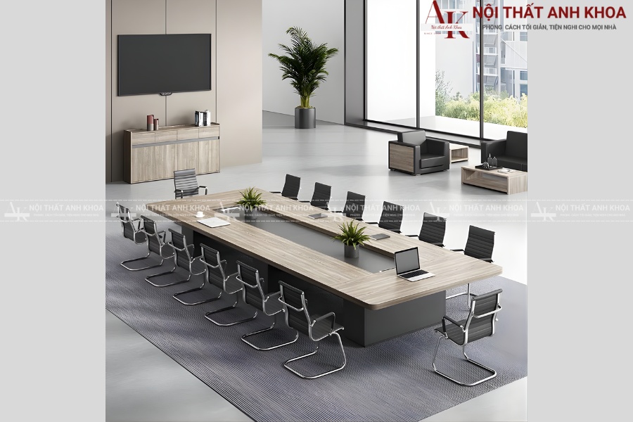 Bàn họp tích hợp ổ cắm - Giải pháp tiện ích cho cuộc họp hiện đại Bàn họp tích hợp ổ cắm - Giải pháp tiện ích cho cuộc họp hiện đại