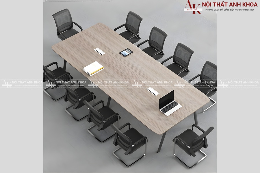 Mẫu bàn họp văn phòng MDF phủ Melamine được ưa chuộng Mẫu bàn họp văn phòng MDF phủ Melamine được ưa chuộng