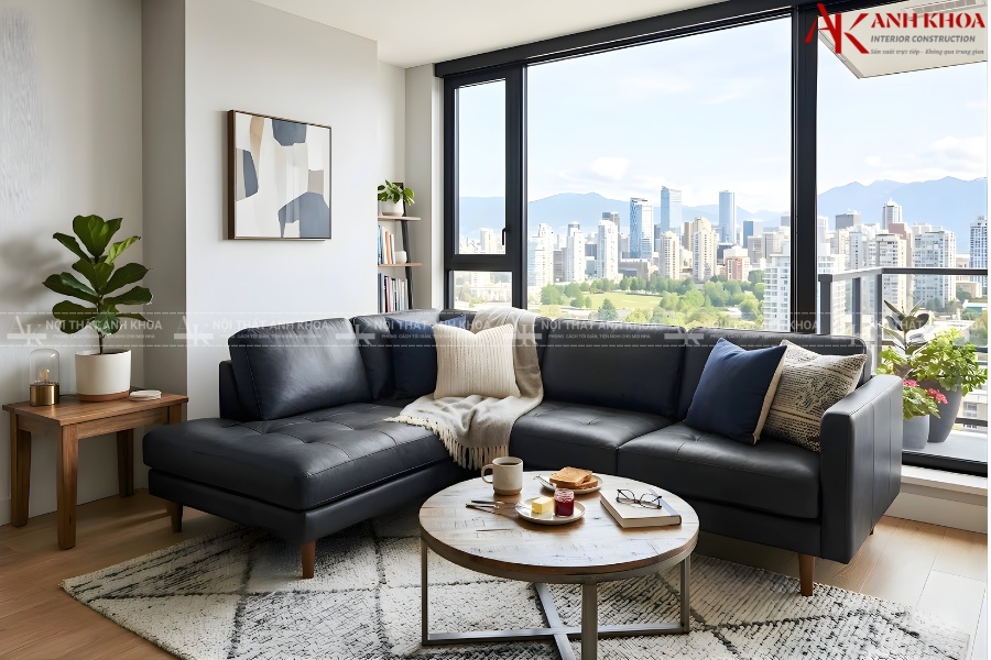 Bộ sofa góc L cao cấp - Thiết kế tinh tế Bộ sofa góc L cao cấp - Thiết kế tinh tế