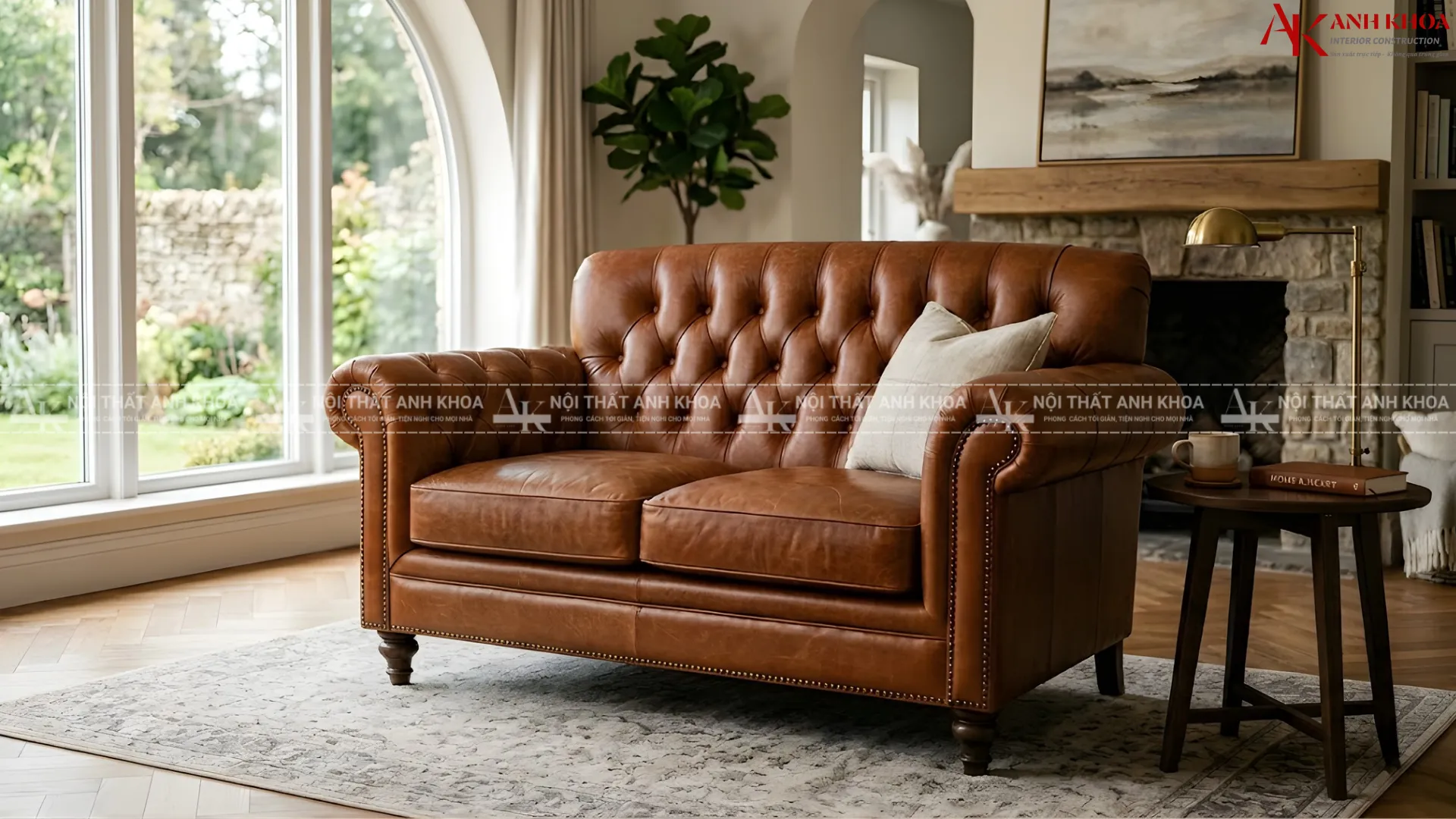 Tô điểm không gian sống với Sofa đơn da bò thật cao cấp Tô điểm không gian sống với Sofa đơn da bò thật cao cấp