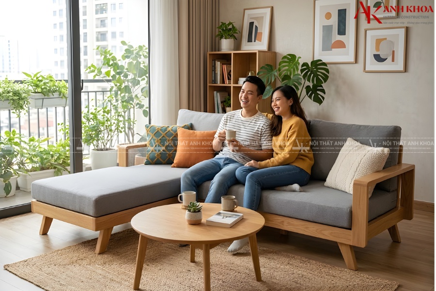 Bộ ghế sofa gỗ hiện đại - Nâng tầm không gian sống Bộ ghế sofa gỗ hiện đại - Nâng tầm không gian sống
