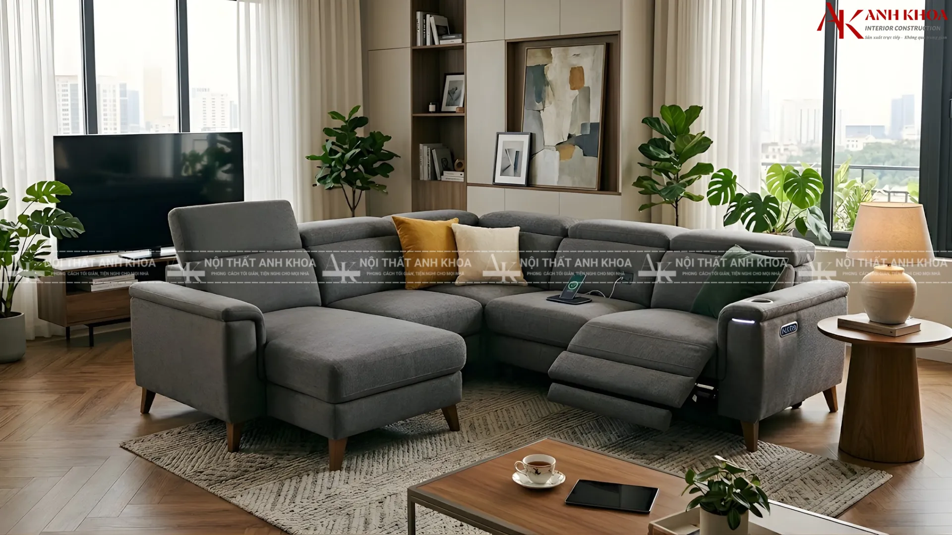 Sofa góc thông minh - Linh hoạt, tiện nghi cho từng mét vuông Sofa góc thông minh - Linh hoạt, tiện nghi cho từng mét vuông
