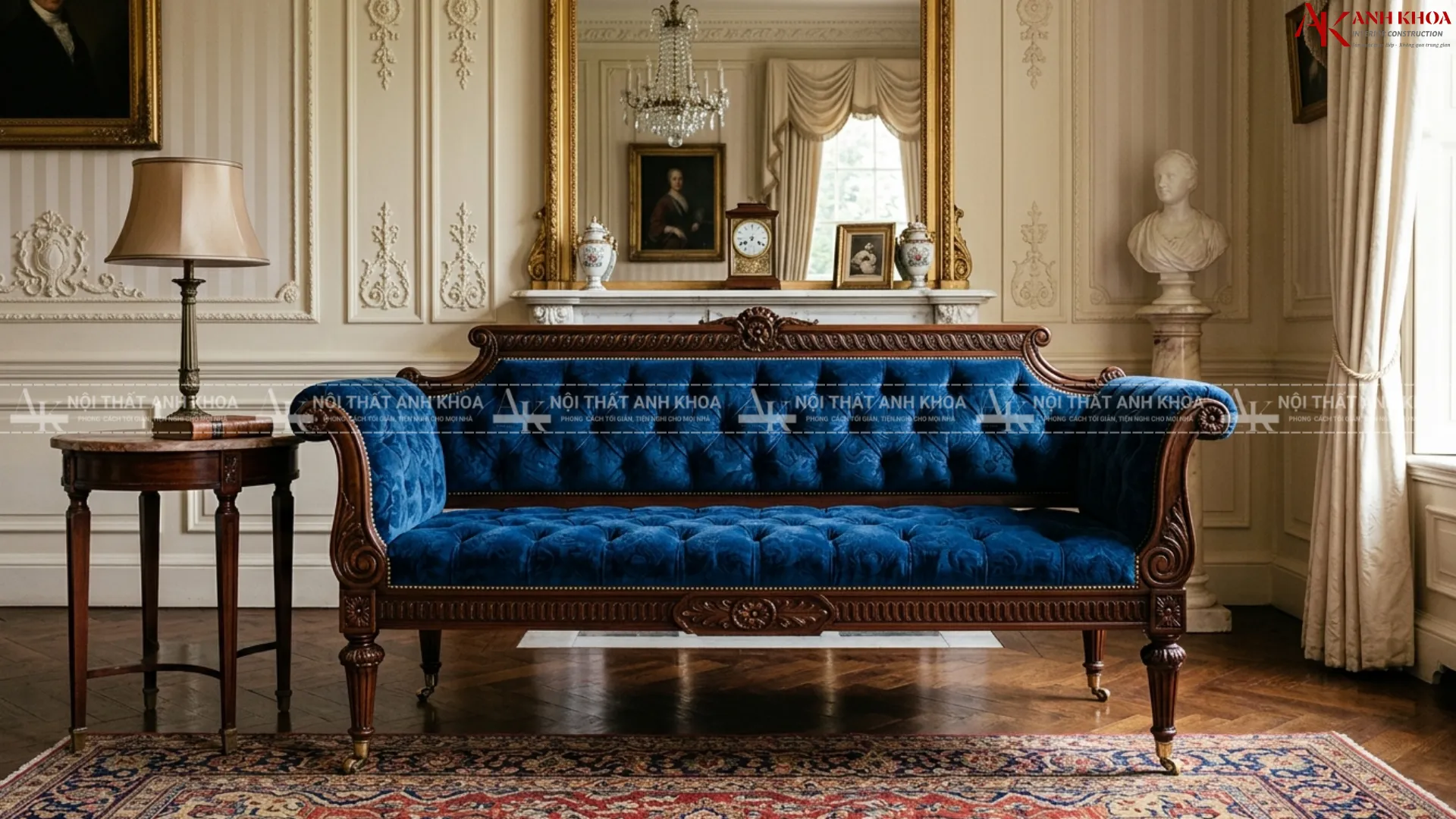 Sofa Tân cổ điển dạng văng - Nét đẹp vượt thời gian Sofa Tân cổ điển dạng văng - Nét đẹp vượt thời gian