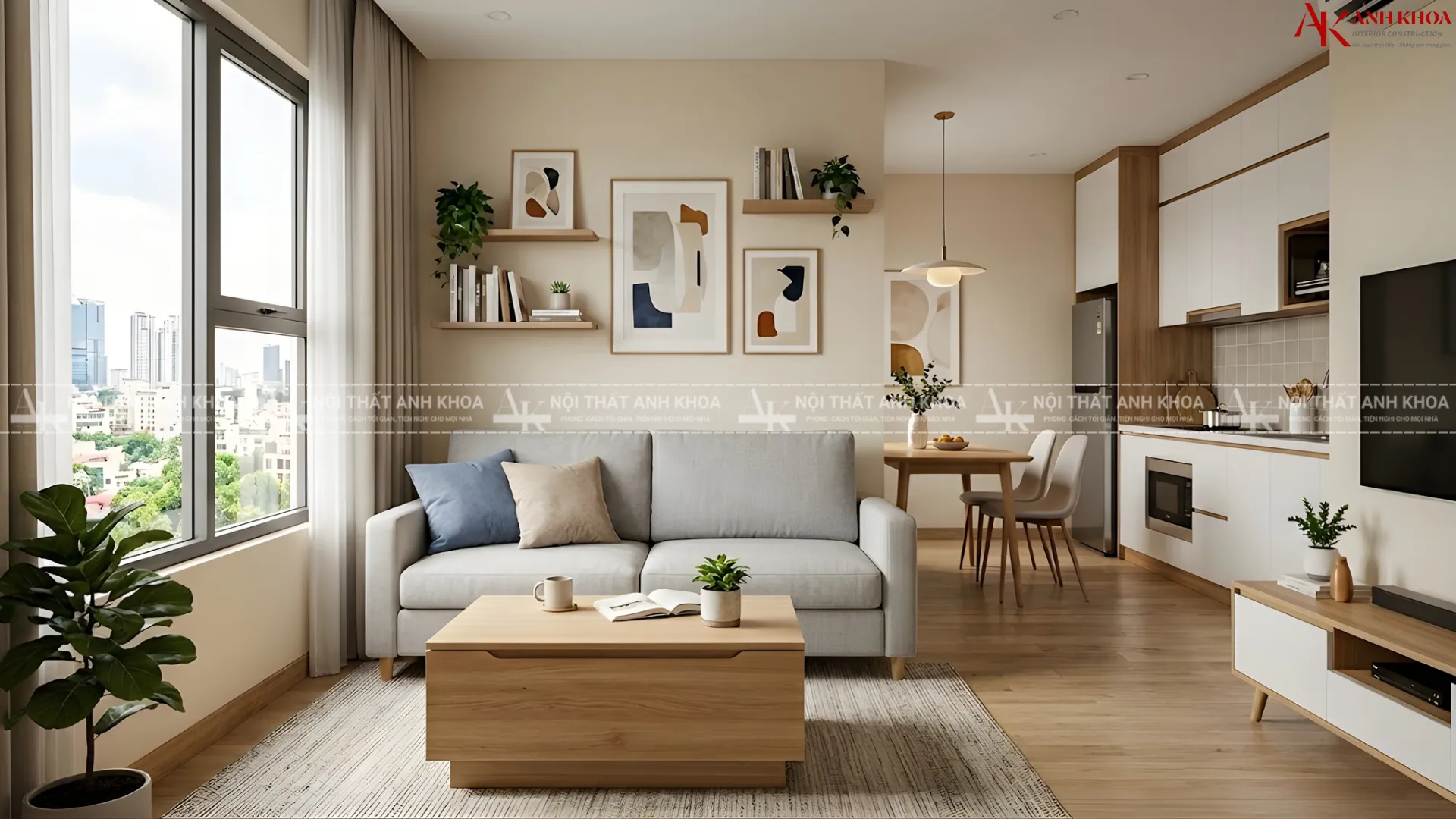 Nội thất đa năng - Sofa giường với bàn trà tiện ích Nội thất đa năng - Sofa giường với bàn trà tiện ích