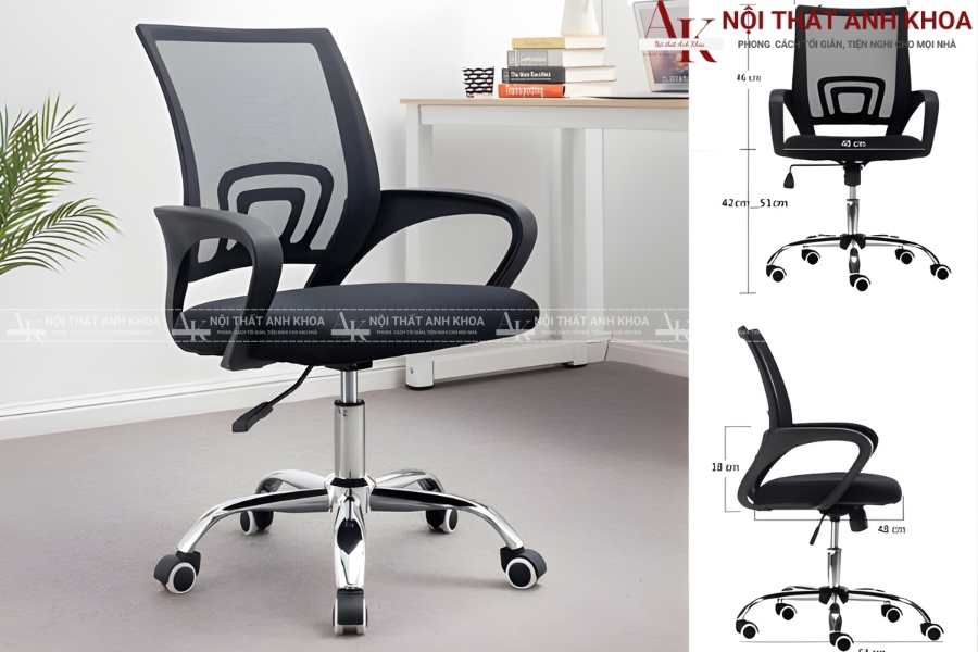 Mẫu ghế văn phòng lưới thoáng khí - Ngồi cả ngày không nóng Mẫu ghế văn phòng lưới thoáng khí - Ngồi cả ngày không nóng