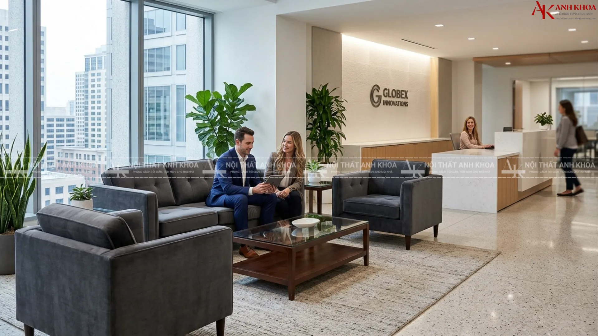 Một chiếc sofa đẹp - Nâng tầm cả không gian văn phòng Một chiếc sofa đẹp - Nâng tầm cả không gian văn phòng