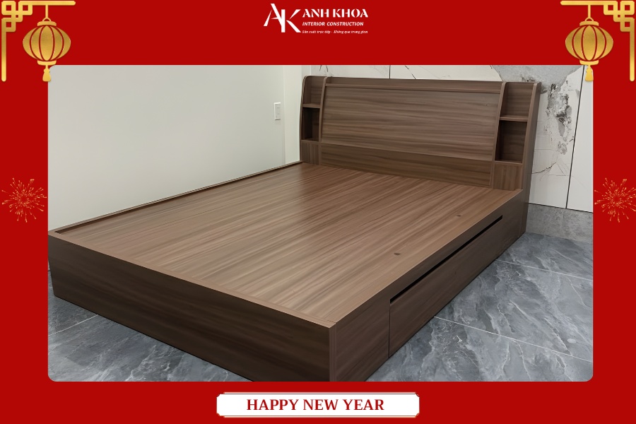 Giường ngủ MDF cao cấp - Bền đẹp theo thời gian Giường ngủ MDF cao cấp - Bền đẹp theo thời gian
