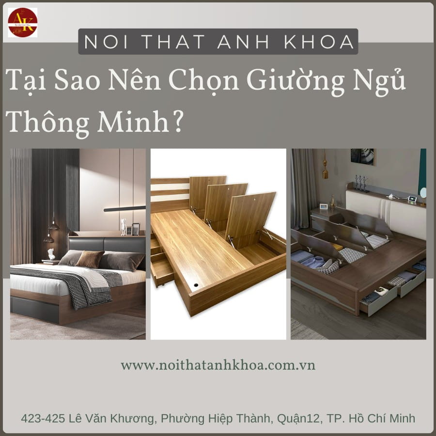 Lý do nên chọn giường ngủ thông minh gỗ công nghiệp MDF Lý do nên chọn giường ngủ thông minh gỗ công nghiệp MDF