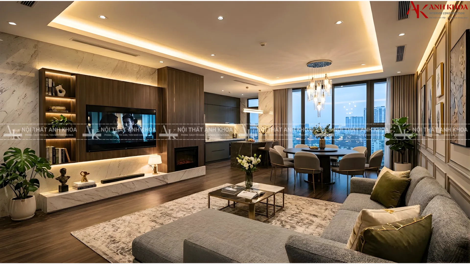 Phòng khách Luxury - Xu hướng nội thất hiện nay Phòng khách Luxury - Xu hướng nội thất hiện nay