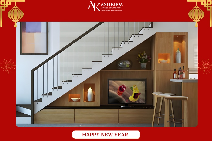 Giải pháp thiết kể tủ cầu thang thông minh cho nhà phố Giải pháp thiết kể tủ cầu thang thông minh cho nhà phố