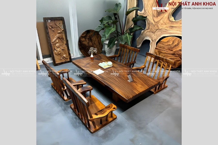 Bàn sofa gỗ tự nhiên - Phong cách Nhật Bản giản dị Bàn sofa gỗ tự nhiên - Phong cách Nhật Bản giản dị