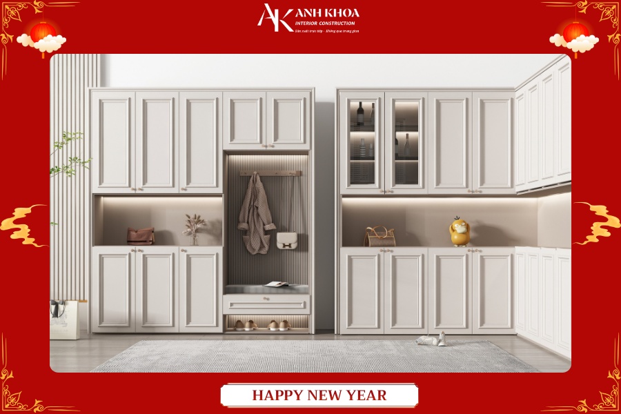 Mẫu tủ giày dép được ưa chuộng nhất Tết 2026 Mẫu tủ giày dép được ưa chuộng nhất Tết 2026