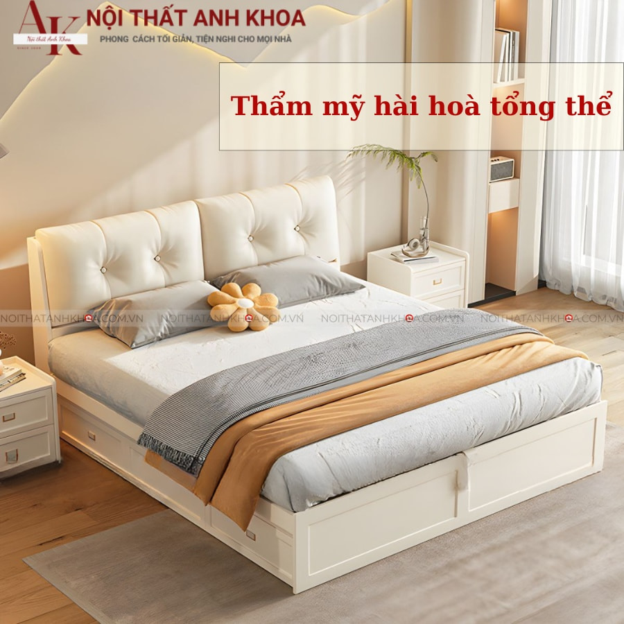 Thẩm mỹ hài hòa tổng thể của giường ngủ Thẩm mỹ hài hòa tổng thể của giường ngủ