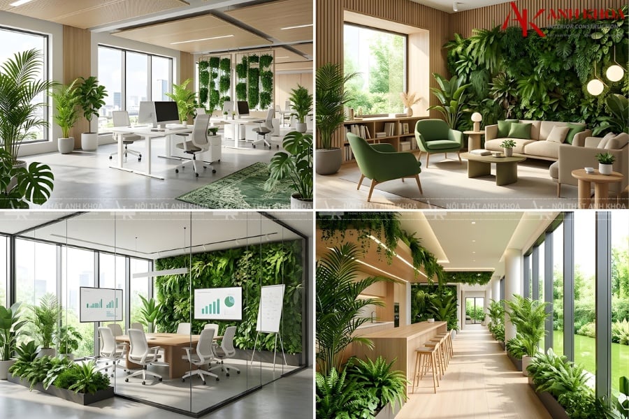 Văn phòng xanh - Khi thiên nhiên bước vào không gian làm việc Văn phòng xanh - Khi thiên nhiên bước vào không gian làm việc