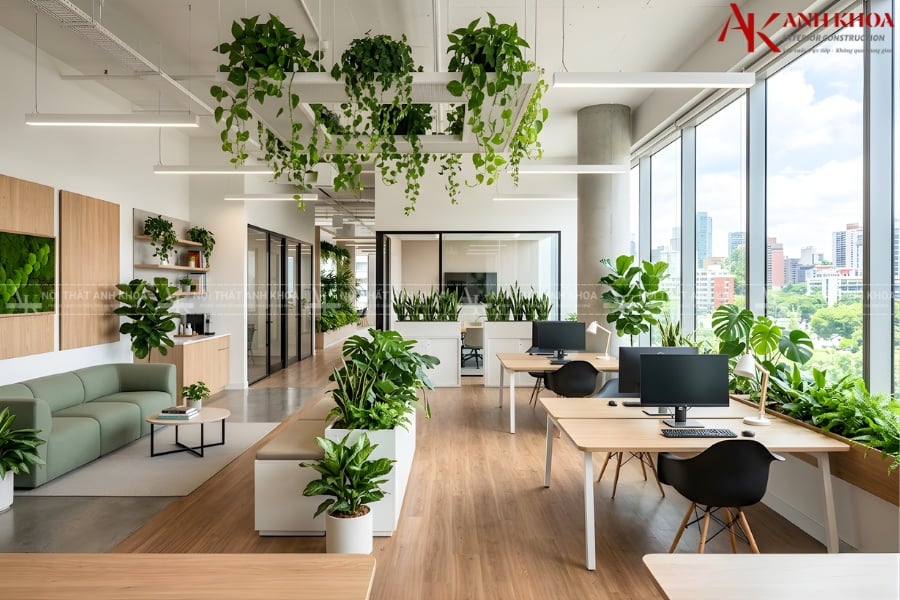 Không gian làm việc hiện đại - Xu hướng thiết kế văn phòng 2026 Không gian làm việc hiện đại - Xu hướng thiết kế văn phòng 2026