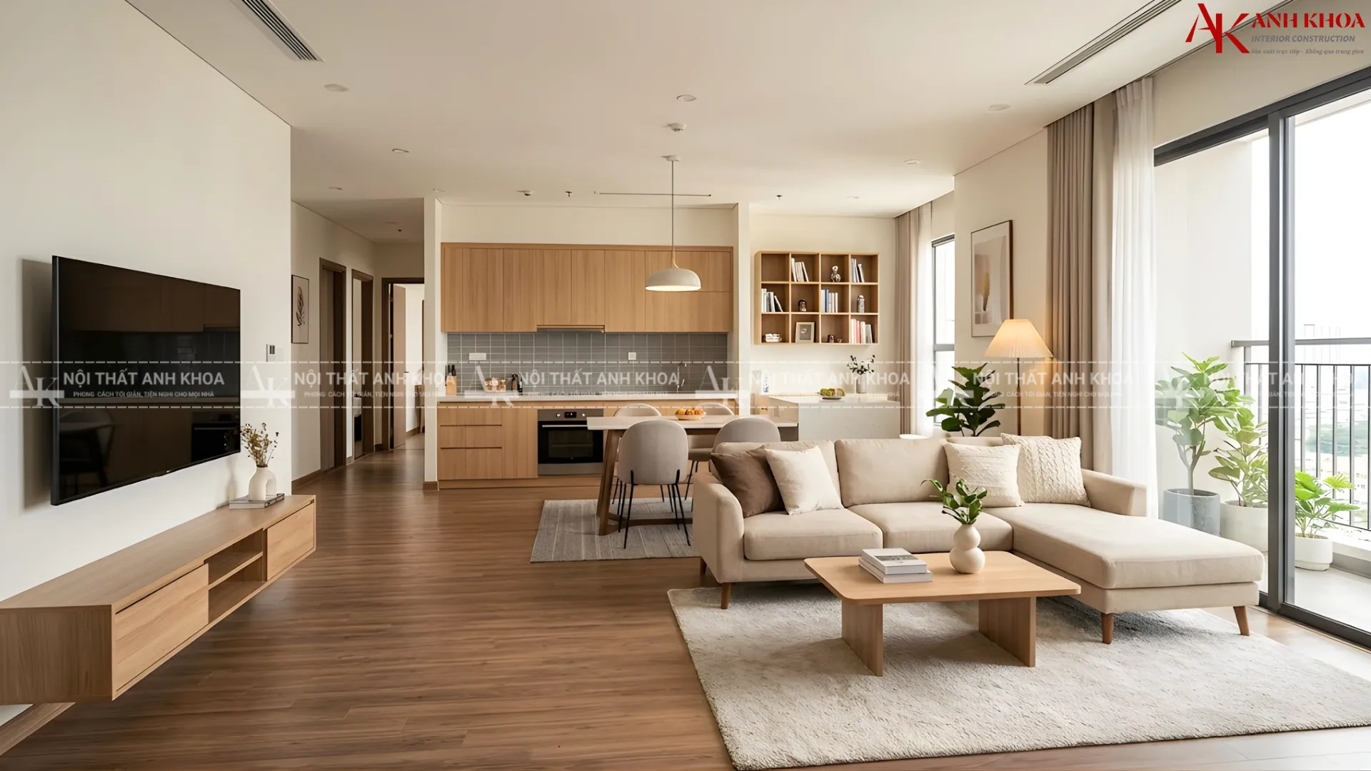 Mẫu phòng liền bếp đẹp - Tối ưu diện tích chung cư Mẫu phòng liền bếp đẹp - Tối ưu diện tích chung cư