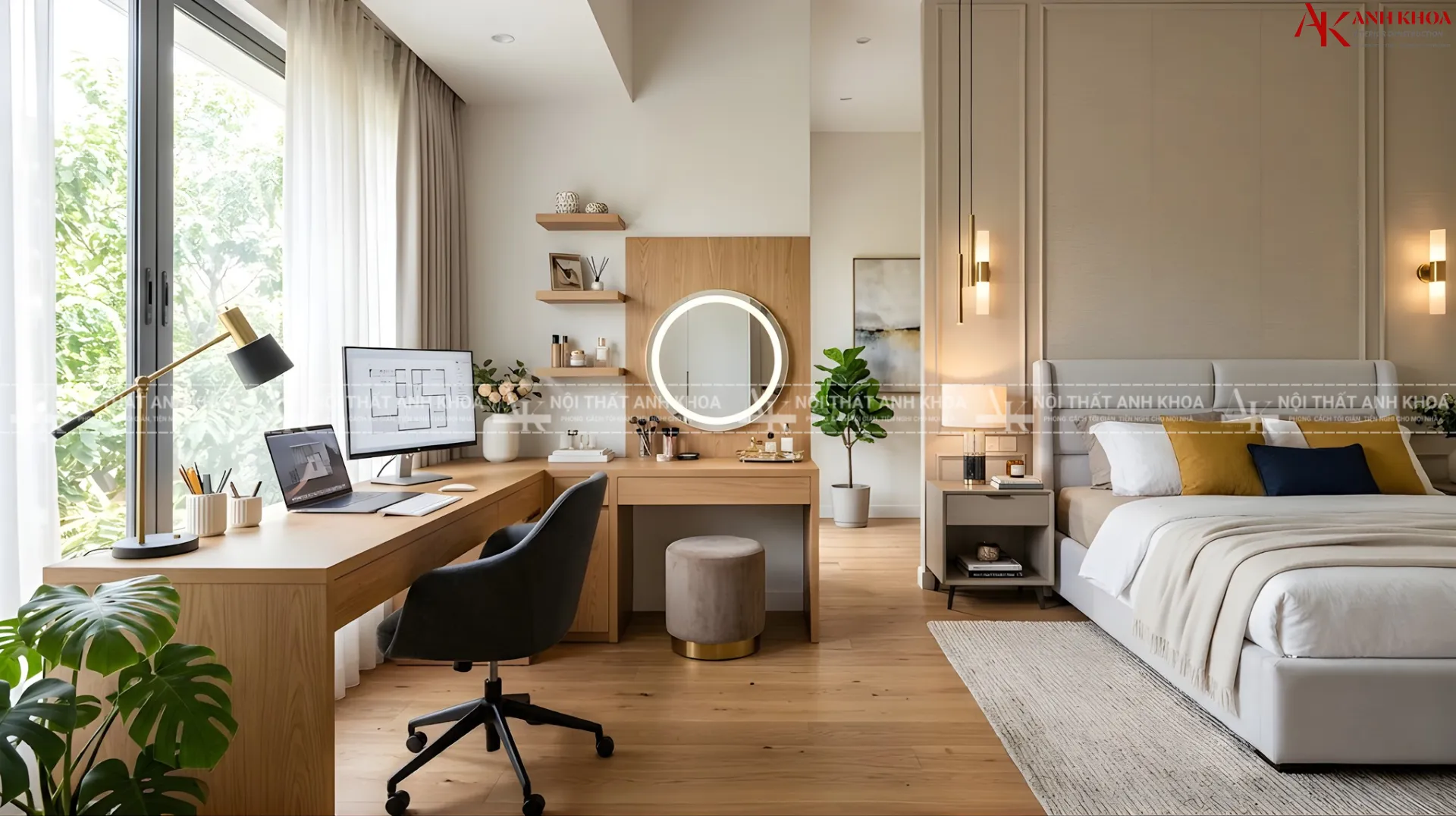 Nội thất phòng ngủ master đẹp - Hiện đại, tinh tế Nội thất phòng ngủ master đẹp - Hiện đại, tinh tế