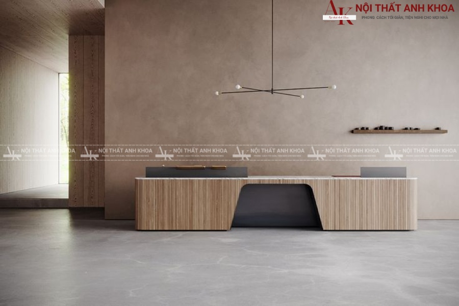 Thiết kế quầy lễ tân khách sạn Thiết kế quầy lễ tân khách sạn