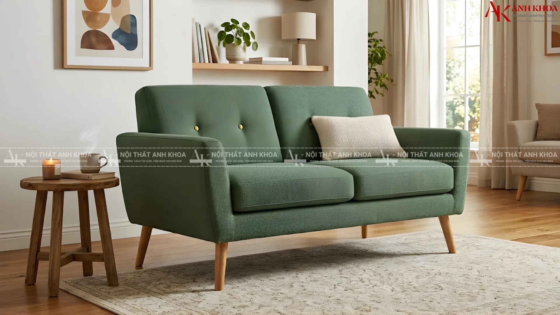 Thiết kế Sofa đơn chân gỗ cao - Giúp căn phòng thoáng, hiện đại Thiết kế Sofa đơn chân gỗ cao - Giúp căn phòng thoáng, hiện đại