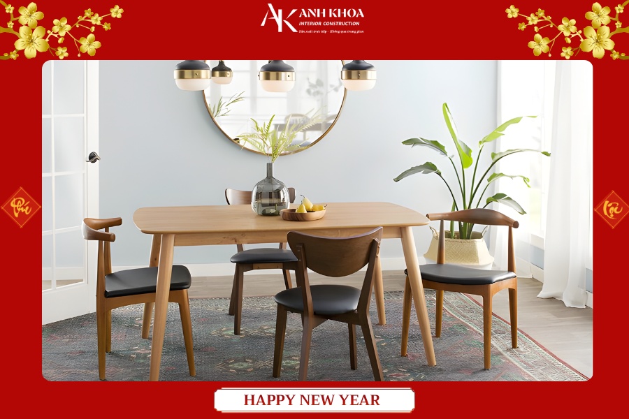 Nâng tầm không gian sống với bàn ăn phong cách Nhật bản Nâng tầm không gian sống với bàn ăn phong cách Nhật bản