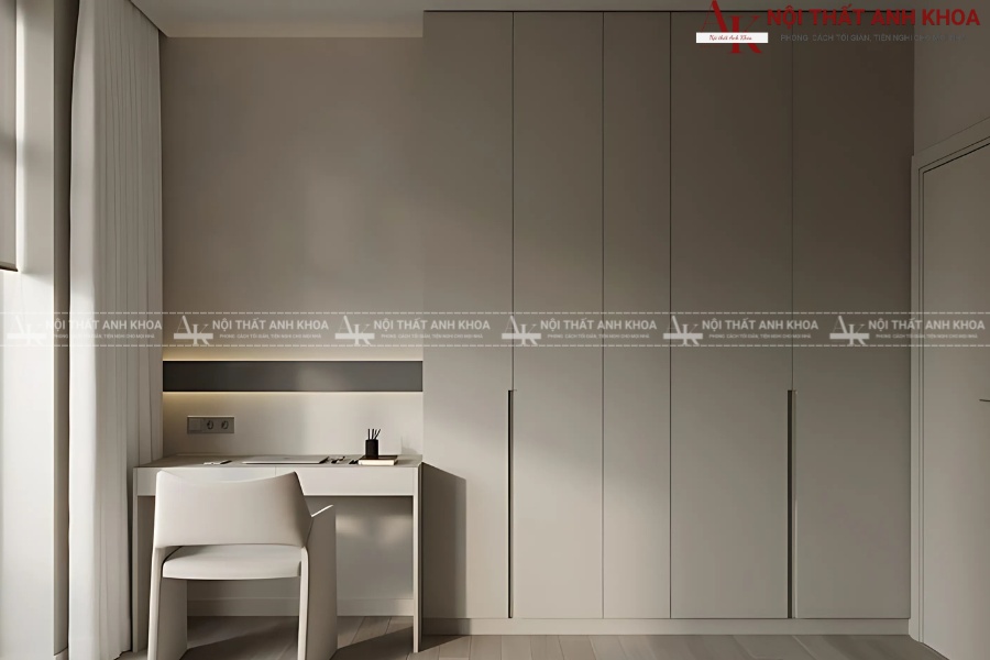 Thiết kế tủ quần áo cho phòng ngủ nhỏ Thiết kế tủ quần áo cho phòng ngủ nhỏ