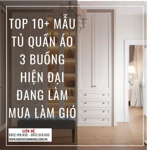 Top 10+ Mẫu Tủ Quần Áo 3 Buồng Hiện Đại Đang Làm Mưa Làm Gió