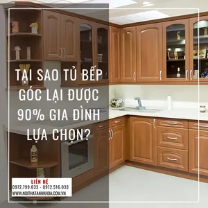 Tại Sao Tủ Bếp Góc Lại Được 90% Gia Đình Lựa Chọn?