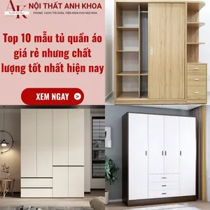 Top 10 Mẫu Tủ Quần Áo Giá Rẻ Nhưng Chất Lượng Tốt Nhất Hiện Nay