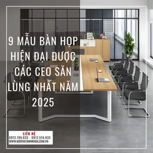 9 Mẫu Bàn Họp Hiện Đại Được Các CEO Săn Lùng Nhất Năm 2025