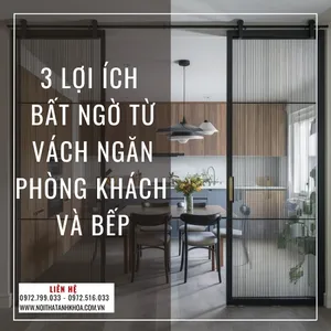 3 Lợi Ích Bất Ngờ Từ Vách Ngăn Phòng Khách Và Bếp