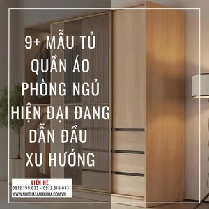 9+ Mẫu Tủ Quần Áo Phòng Ngủ Hiện Đại Đang Dẫn Đầu Xu Hướng