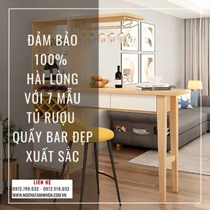 Đảm Bảo 100% Hài Lòng Với 7 Mẫu Tủ Rượu Quầy Bar Đẹp Xuất Sắc