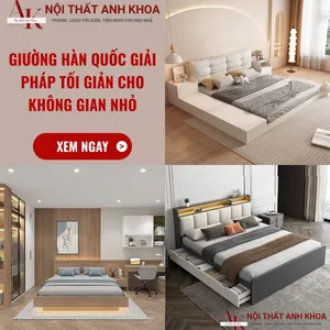 Giường Hàn Quốc – Giải Pháp Tối Giản Cho Không Gian Nhỏ