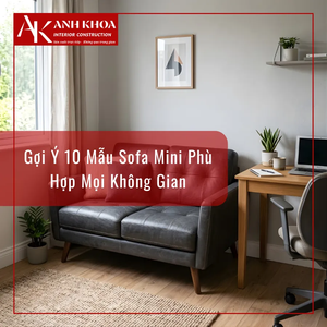 Gợi Ý 10 Mẫu Sofa Mini Phù Hợp Mọi Không Gian