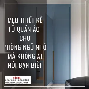 Mẹo Thiết Kế Tủ Quần Áo Cho Phòng Ngủ Nhỏ Mà Không Ai Nói Bạn Biết