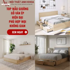 TOP Mẫu Giường Gỗ Ván Ép Hiện Đại Phù Hợp Mọi Không Gian