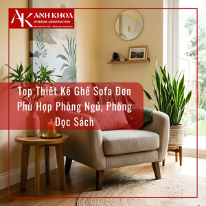 Top Thiết Kế Ghế Sofa Đơn Phù Hợp Phòng Ngủ, Phòng Đọc Sách