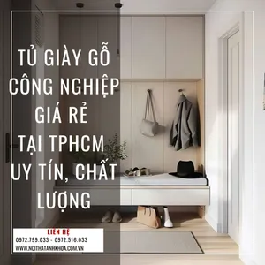 Tủ Giày Gỗ Công Nghiệp Giá Rẻ Tại TPHCM Uy Tín Chất Lượng