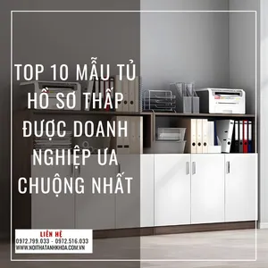 Top 10 Mẫu Tủ Hồ Sơ Thấp Được Doanh Nghiệp Ưa Chuộng Nhất