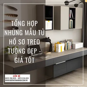 Tổng Hợp Những Mẫu Tủ Hồ Sơ Treo Tường Đẹp - Giá Tốt
