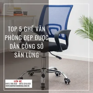 Top 5 Ghế Văn Phòng Đẹp Được Dân Công Sở Săn Lùng